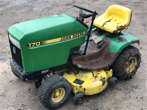 John Deere 170 Le Lawn Tractors And More K Bid