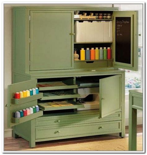 From tables and furniture to organization and craft room storage ideas, here's how to make your craft room the best and most useful crafting room around. Craft Room Storage Cabinets 1 | Martha stewart craft ...