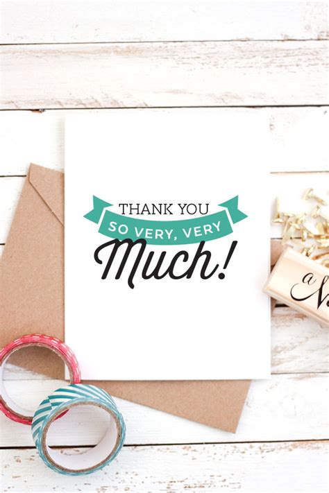 Feel great giving your recipient a unique and free printable thank you card. Free Printable Thank You Cards