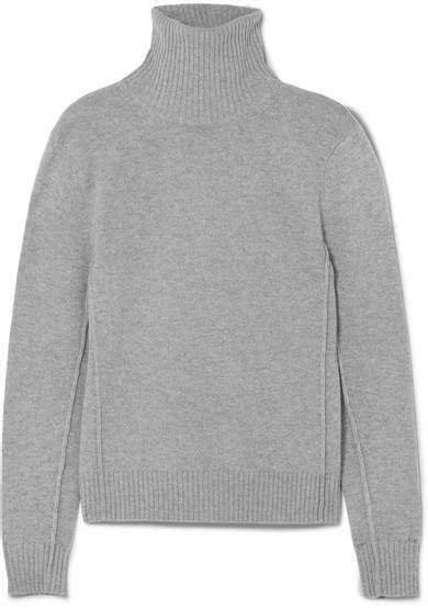 Chloé Iconic Cashmere Turtleneck Sweater Grey 2018 Fall Winter