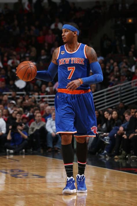 Carmelo kyam anthony (born may 29, 1984), nicknamed melo, is a professional basketball player who plays for the new york knicks of the national basketball association (nba). Carmelo Anthony | New york knicks, Nba basketball, Sports