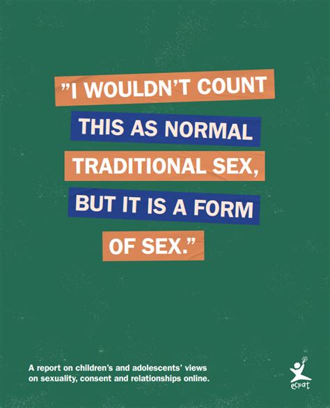 Report I Wouldn’t Count This As Normal Traditional Sex But It Is A Form Of Sex Ecpat Sverige