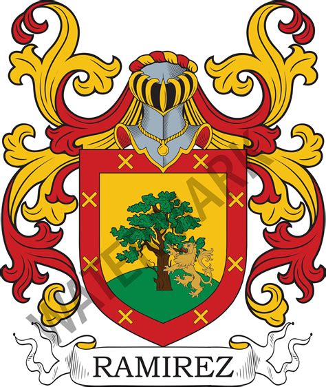 Ramirez Family Crest Digital Download Ramirez Coat of Arms JPG File