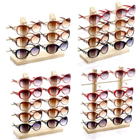 Durable Wooden Sunglasses Eye Glasses Display Rack Stand Holder Organizer 3 4 5 6 Layers In Diy