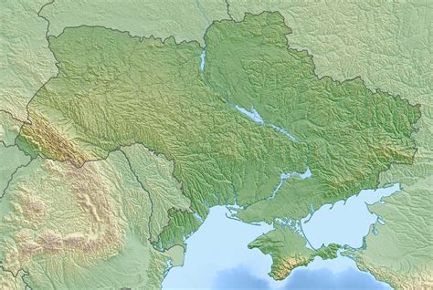 Large Relief Map Of Ukraine Ukraine Europe Mapsland Maps Of The