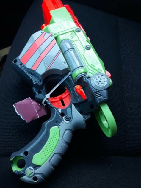 Nerf Vortex Proton Disc Shooting Gun Blaster Toy 1 Disc Green Ebay