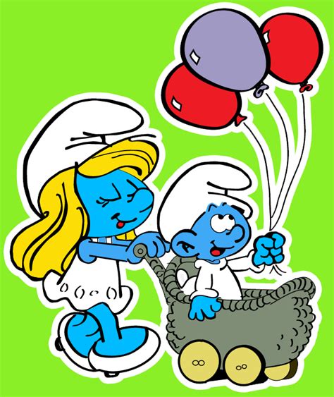 How To Draw Smurfette And Baby Smurf From The Smurfs With Easy Steps