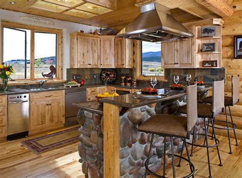 Impressive Stone Kitchen Designs For Rustic Charm In The Home
