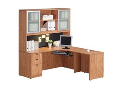 Used Office Desks Classic L Shaped Desk In Laminate At Furniture Finders