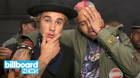 Chris Brown Links Up With Justin Bieber For New Song Dont Check On Me Billboard News Youtube