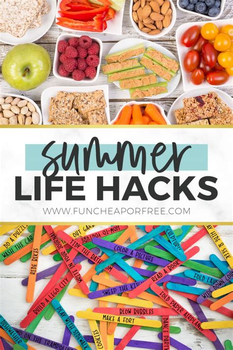 Summer Life Hacks To Get You Through Summer Fun Cheap Or Free