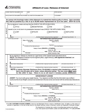 First american title ins co. Odometer Disclosure Statement Wa - Fill Online, Printable, Fillable, Blank | pdfFiller