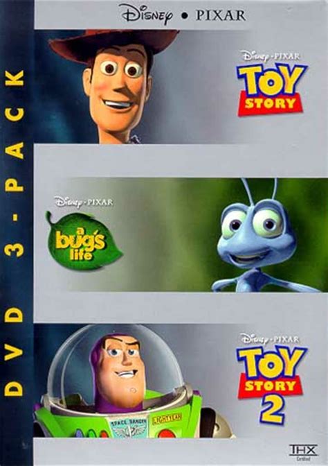 Pixars 15th Anniversary 3 Pack A Bugs Life Toy Story Toy Story 2