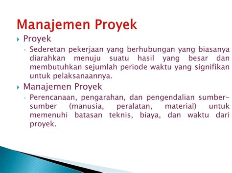 Ppt Manajemen Proyek Powerpoint Presentation Free Download Id