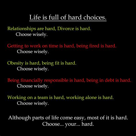 Life Is Hard Choose Your Path Wisely Rmotivation