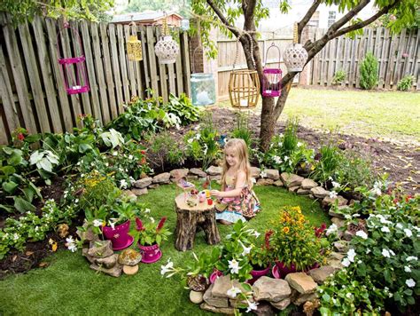 How To Create A Magical Backyard Fairy Ring Hgtv Kids Fairy Garden