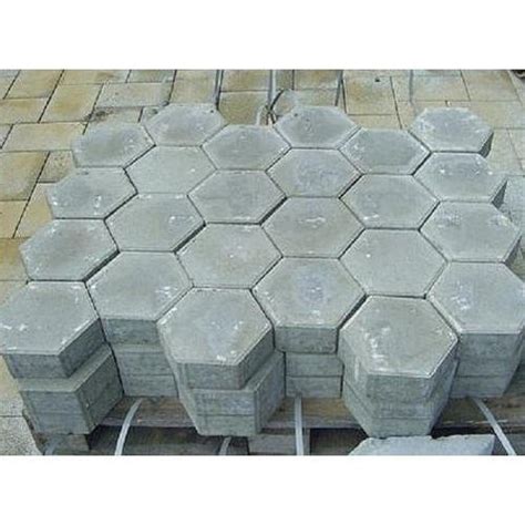Hexagonal Concrete Paver Block Real Designer Tiles