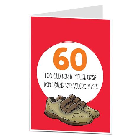 Too Late For Midlife Crisis 60th Birthday Card Lima Lima Cards