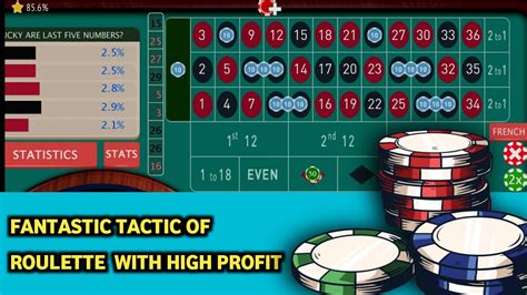 Fantastic Tactic Of Roulette With High Profit 100 Every Spin Win