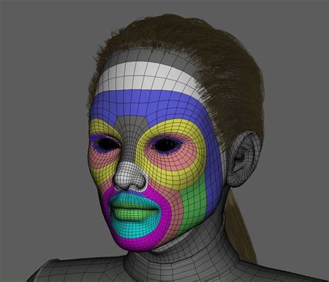 pin by jiun her on d components face topology character modeling my xxx hot girl
