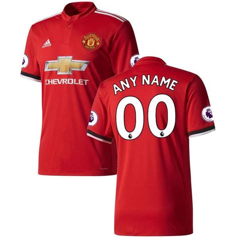 Buy online, delivered to your door. 2017-2018 Manchester United Home Jersey Climacool For Men (Personalized Name & Number) - Asia Booth