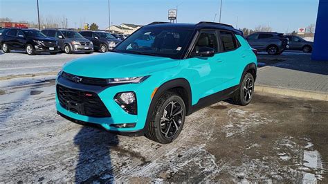 2021 Chevy Trailblazer Rs In Oasis Blue D3774 Youtube