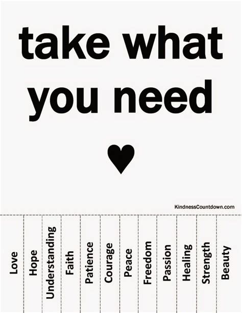 Take What You Need Flyer With Images Take What You