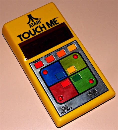 Ataris Touch Me Handheld Game 1974 Is It As Creepy Is It Seems Like