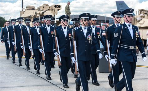 Air Force Honor Guard Drill Team Recruits Retains Inspires At Air