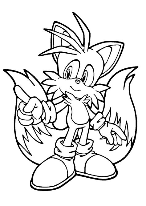 Coloring Page Sonic X Sonic The Hedgehog Coloring Pages Print And