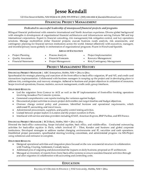 If you have a middle name, write only the initial of your middle name. Resume For Project Manager in 2016-2017 | Resume 2018
