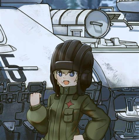Girls und Panzer Katyusha Милые рисунки Аниме Девушки из аниме