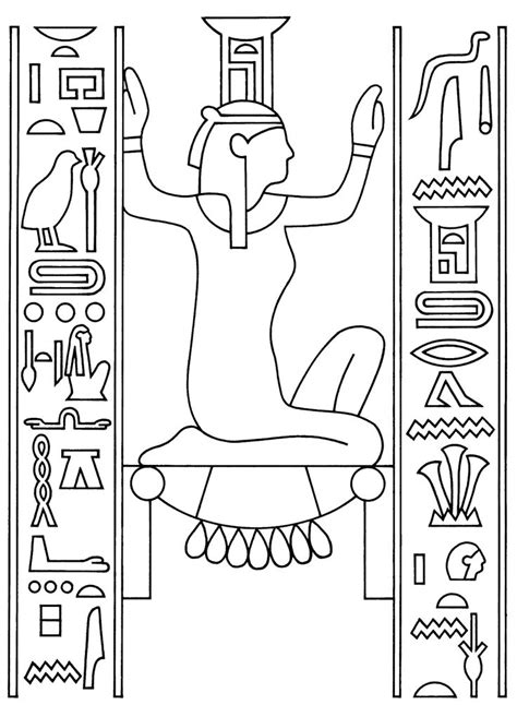 Coloriages Sur L Egypte Ancienne Arte No Egito Atividades Do The Best Porn Website