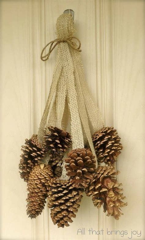 Simple Pine Cone Swag Christmas Wreaths Christmas Decor Diy