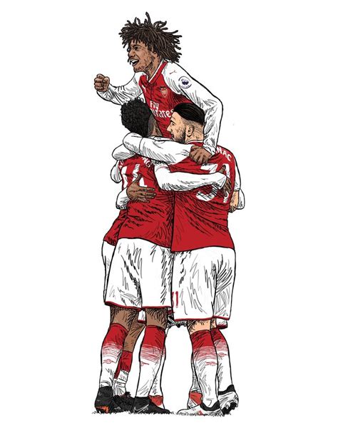 Pin By Alexis On Arsenal Illustration Arsenal Football Art Artist
