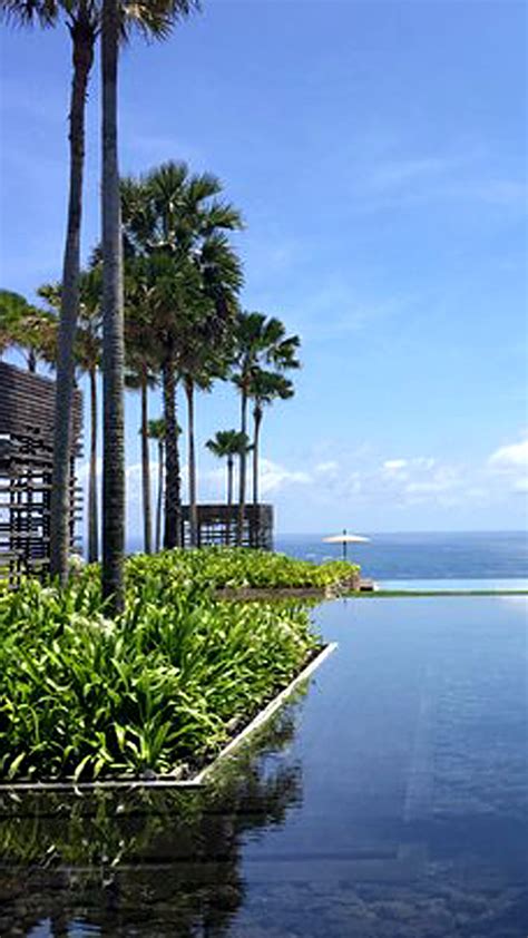 Resort Indonesia Bali Beach Hotel Lake Landscape Villas Hd Phone