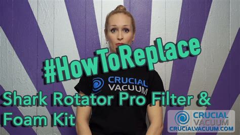 How to clean shark vacuum filters? Replace Your Shark Rotator Pro NV500 HEPA Filter & Foam ...