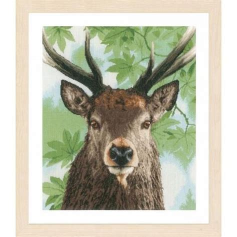 Welcome to cross stitch pattern central, an often updated online directory currently featuring 17,071 links to free cross stitch browse through over 100 categories in our directory or search for a specific pattern. Lanarte Proud Red Deer Counted Cross-Stitch Kit | Elephant ...