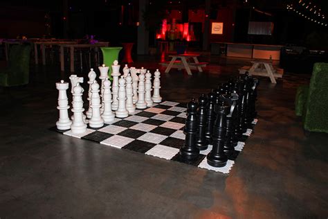 Giant Chess Game All Night Long Entertainment