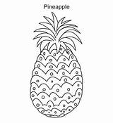 Coloring Fruit Tropical Pineapple Sweet Pages Color Kids Fruits Kidsplaycolor Sheets Choose Board sketch template