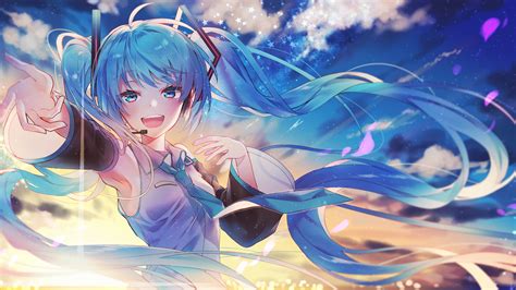 Download best anime wallpapers in japanese and manga style in 4k and hd resolutions for desktop and mobile. Download Anime, Girl, Singing, Hatsune Miku, Vocaloid, 4k ...