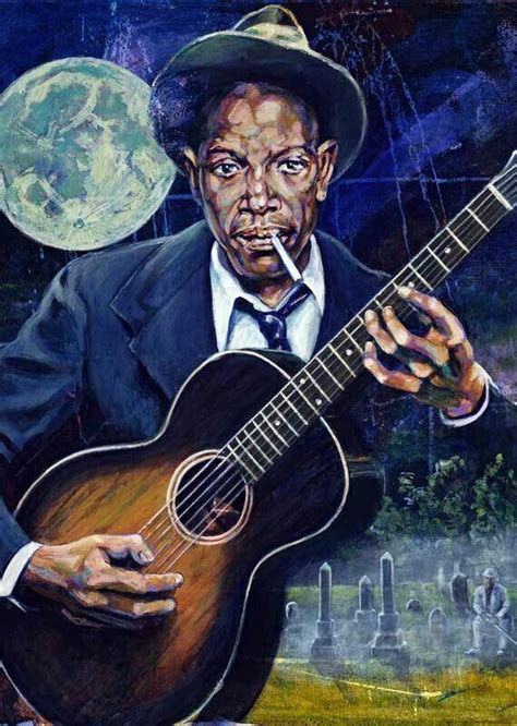 Robert Leroy Johnson 1911 1938 Blues Music Poster Musician Art