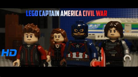 Captain America Civil War Trailer Made In Lego Youtube
