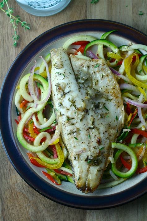 Oven Roasted Sea Bass With Spiralized Veggie Stir Fry Cookie Dough Cupcakes Veggie Stir Fry