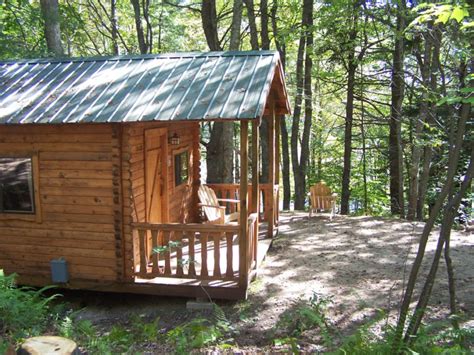 Maine Cabin Rentals Wooded Meadowbrook Camping Area
