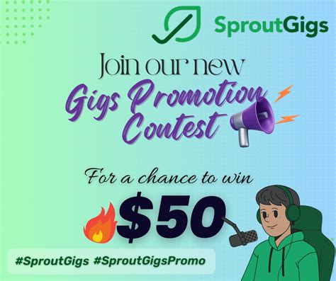 We Re Thrilled To Announce Our New Gigs Promotion Contest 📣