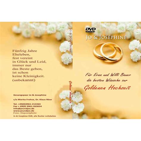 Herzlichen glückwunsch glückwünsche zur diamantenen hochzeit zum ausdrucken kostenlos. Zur Goldenen Hochzeit personalisierte DVD schenken ...