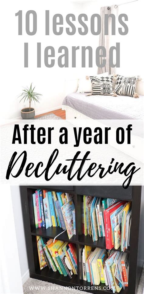 10 Lessons I Learned After A Year Of Decluttering Declutter
