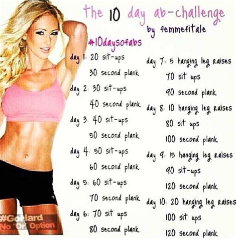 🎀 The 10 Day Ab Challenge 🎀 Musely