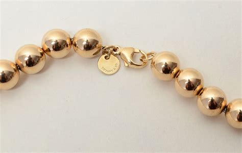 Tiffany Gold Beads Necklace At 1stdibs